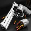 Pistola juguetes nueva explosión automática ZP5 357 revólver suave dardo bala pistola lanzador juguetes modelo pistola tirador al aire libre para niños regalo T221105