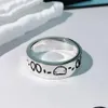 schedel Straat titanium stalen Band ring mode paar partij bruiloft mannen en vrouwen sieraden punk ringen gift2815