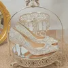 Hochzeit Bankett Perle Strass High Heels frauen Schuhe Luxus Zapatos De Mujer Dünne Ferse Bogen Mary Jane Schuhe Pumpen 240118