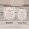 Rings gepersonaliseerde trouwringbox aangepaste ringhouder houten boek ringbox sieraden drager rustieke valentijn bruiloft geschenk verlovingsdoos