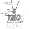 UWIN Custom Name Pendant Necklace with Money Bag Bail Iced Out Cubic Zirconia Charms Hip Hop Jewelry for Gift 240119