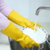 Guantes desechables de látex para lavar platos, resistentes al desgaste, para limpieza del hogar, coche, impermeables, tendón de ternera engrosado