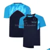 Мотоциклетная одежда F1 2023, тренировочный трикотаж для команды, синяя футболка для гонщика, рубашка Forma 1, летняя дышащая рубашка для любителей экстремальных видов спорта, Dhch