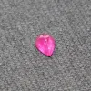 Kamienigłe hurtowa cena gruszka rubin luźna kamień 4 mm * 6 mm luźny rubinowy kamień 100% prawdziwy rubinowy kamień szlachetny