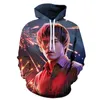 Altri abbigliamento Ritratti di personaggi di Strange Tales Maglione stampato in 3D con cappuccio Anime Cappotto circostante