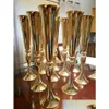 Party Decoration 56Cm/100Cm Tall Style Gold Mental Road Lead Wedding Vase Table Centerpieces Event Flower Rack Home Drop Delivery Ga Dhapr