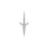 Fabrikanten Groothandel Mini Middeleeuwse Dagger Hanger 100% Echte Gecertificeerde Diamanten Hanger Luxe Lab Grown Diamanten Sieraden