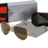 Herren-Sonnenbrille von Rao Baan, klassische Marke, Retro-Sonnenbrille, Luxus-Designerbrille, Trend, Metallrahmen, Designer-Sonnenbrille, verbietet gerahmte Glaslinsen für Männer und Frauen12