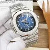 PAKEK-PHILLIPPE Luksusowe Waches Watch Zegarek z automatycznym mechanicznym ruchem 324 5726 zegarki sportowe eleganckie ciemnoszare tarcze ze stali nierdzewnej Wyświetlacz Faza Księżyca 42