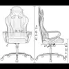 Andra möbler BestOffice High-Back Gaming Chair PC Office Chair Computer Racing Stol PU Desk Task Stol Ergonomic Executive Swivel Rolling Q240129