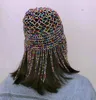 Hårklipp flickor kvinnor exotiska akryl pärlor magdans huvud mössa hatt headwrap / tillbehör huvudstycke för festbröllop
