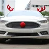 Auto Elanden Gewei Kerstversiering Universele Decoratieve Ornamenten Herbruikbare Rode Neus Multifunctioneel Decor Auto 240124