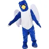 2024 Högkvalitativ Blue Eagle Mascot Costume Cartoon Theme Character Carnival Unisex Halloween Carnival Adults Birthday Party Fancy Outfit For Men Women