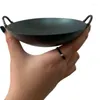 Pannor mini kök fotografering video binaural liten järn wok