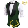 Herren Anzug Weste Hochzeit Bräutigam Ärmellose Jacke Revers Slim Fit Arbeitskleidung 3 Knöpfe Weste Steampunk chaleco hombre 240119