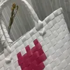 Sacos de compras Bolsa feminina tulipa tecido bolsa artesanal arranjo de flores cesta de presente de dama de honra