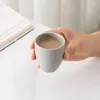Kaffekrukor Vintage Ceramic Cup Retro Tea Hushållskontor Vattenkoppar Set grov keramikmuggkök dricker