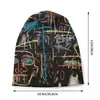 Berets Vectorised słynna czapka czapki sztuki York Street Art Bonnet Homme Knitting Hats Jean Michel Basquiat Skullies Caps