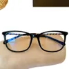Nya Desig Celebs 409 Women Plank Square Plain Glasses Frame 54-16-140 Chain Leather Designed Ben For Recept Fullset Case276e