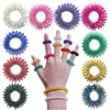 15st Acupressure Finger Rings Spiky Sensory Stress Relief Fidget Toys For Teens Vuxna Födelsedagsfest gynnar Gäster Goodie Gift 240126