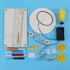 Diy crianças criativo montado de madeira plotter elétrico kit modelo pintura automática desenho robô ciência física experimento brinquedos 240124