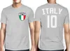 T-shirt da uomo Novità T-shirt stile estivo 2019 T-shirt con stampa uomo Hipster Italia Calciatori Calciatore Sporter Crest Country T-shirt sfuse