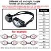 Simgglasögon Myopia Professional Anti-dimma UV Simning Glasögon Män Kvinnor Silikon Dioptrar Simta Sports Eyewear Anpassningsbara 240119