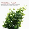 Decorative Flowers 3 Pcs Simulated Potted Plant Artificial Plants Concrete For Decoration