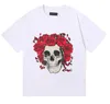 Verão Homens Camisetas Designer Mens Mulheres Alta Qualidade Impresso Splash-Ink Preto Branco T-shirt Amaris Homens Moda Casual Carta Solta Manga Curta Crewneck Top Tee