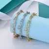 женские ювелирные дизайнерские браслеты для женщин, браслеты-цепочки, роскошный классический браслет, женские украшения 60153082, металлические цепочки, 3 стиля, дополнительные браслеты с коробкой