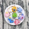 Baking Moulds Whale Crab Starfish Conch Shell Ocean Silicone Sugarcraft Mold Chocolate Cupcake Mould Fondant Cake Decorating Tools