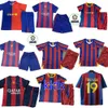 Barcelona Retro Messis Xavi A.Iniesta Soccer Jerseys 05 06 08 09 10 11 12 13 14 15 Vintage Shirt Ronaldinho Rivaldo Henry Xavi Suarez Ronaldo Football Kids Kits