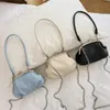 Borse a tracolla Vintage Cloud Kiss Lock Shell Bag per le donne 2021 Catena di moda Crossbody Hobo PU Borse in pelle per ragazze Handbag257O