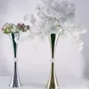 Portacandele da 60 cm a 100 cm di altezza) Vaso per fiori in acciaio inossidabile argento Centrotavola Decorazione con supporto a sfera Decorazione dorata Ta