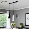 Pendant Lamps Nordic Lights Modern Hanging Minimalist Simple Light Multicolor Lamp 3 Heads For Kitchen Dining Room Coffee Bar
