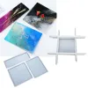 Equipments Silikonharz-Tablettform, Epoxidharz-Gussform für DIY-Waschtischtablett, Schmucktablett, Servierbrett und Serviertablettform