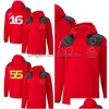 Ropa de motocicleta 2023 Forma 1 Chaqueta con capucha F1 Team Red Softshell Sitio web oficial Same Racing Fan Chaquetas con cremallera Otoño Invierno Dr Dhwny