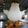 8 mH (26 piedi) Con ventilatore Consegna gratuita attività all'aperto pubblicità promozionale Cartone animato gigante gonfiabile modello pollo briscola in vendita