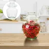 Storage Bottles 1Pc Large Capacity Pickle Vegetable Jar Sealed Glass Food Can For Kitchen (Transparent)