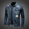 Vestes pour hommes Veste en jean Tendance Slim Beau Streetwear Biker Baseball Mode Lâche Casual Vêtements polyvalents