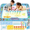 100 × 80 سم سحرية السحرية الرسم ملونة ملونة مع الأقلام مع أقلام ألعاب Montessori لوحة التعليمية للأطفال 240124