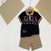 Designer POLO per bambini Set di abbigliamento Estate Ragazzi Ragazze Moda casual Set per bambini T + pantaloncini in cotone di alta qualità Set di due pezzi taglia 90 cm-150 cm B8