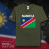 T-shirts hommes Namibie hommes t-shirts 2017 maillots équipe nationale t-shirt 100% coton t-shirt vêtements t-shirts pays sportif footballeur NAM namibien