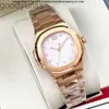 Patek-Phillippe Orologio da donna Orologi meccanici automatici Cassa da 35 mm con diamanti Orologio da polso da donna business Zaffiro Acciaio inossidabile 904L Montre De Luxe