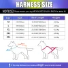 Halsar Winter Dog Sledding Harness Drable Pet Weight Pull Harness Reflective Training Vest Justerbar för medelstora stora hundar Skijoring