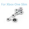 X-One S nyckelpadknapp för Xbox One Slim Controller Silikongummi Ledande Pad D-Pad Filmreparationsutbyte DHL FedEx Ups gratis frakt