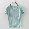 201 New Men's Pure Cotton T-Shirt Summer Summed Sumped Eight Color One Piece One