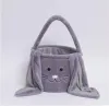 Festa di Pasqua Coniglio Cestino Orecchie lunghe Peluche Uova di Pasqua Secchio Coniglietto Sorriso Volto Borsa regalo di caramelle Borsa da festa per bambini1.29