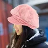 Berets Knit Hat Women Woman Korean Version Knitted Warm Hair Cap Beautiful Miss