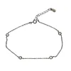 Chevilles 21 + 3cm aaa + cubic zircone femme chevilles décontractée / or sportif 925 Sterling Sillver Women Bracelet Bijoux